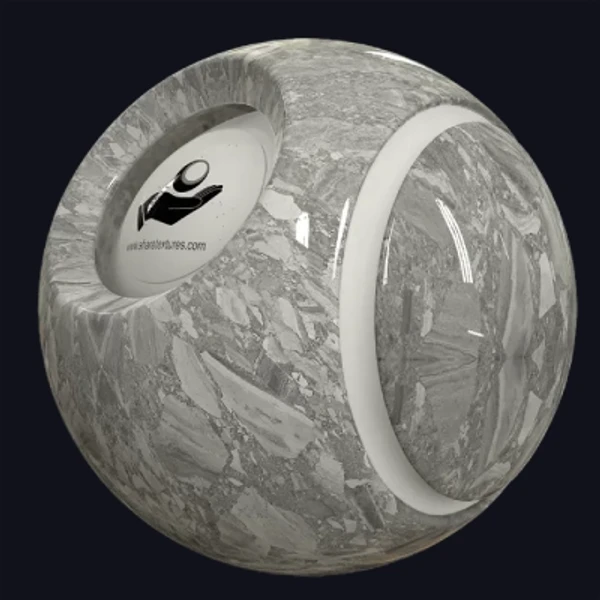 Metalicus Breccia Marble - Floor - PBR texture - from Share Textures