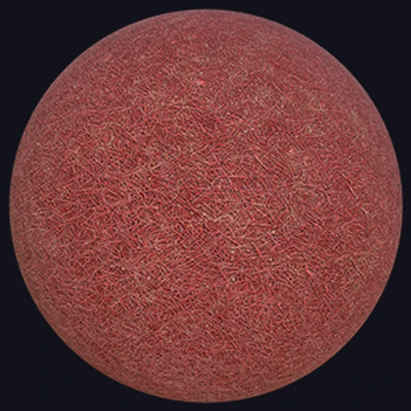 Red Carpet with Wool-like Fabric Texture (Fabric 0012)
