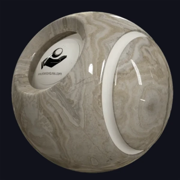 Ivory Grey Onyx - Floor - PBR texture - from Share Textures