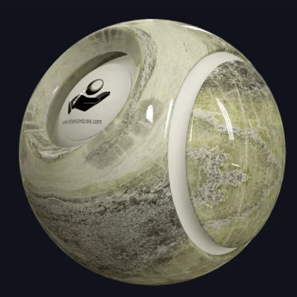 Irish Green Marble - Floor - PBR texture - from Share Textures