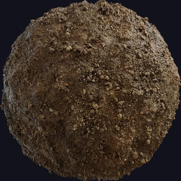 Brown Mud Dry