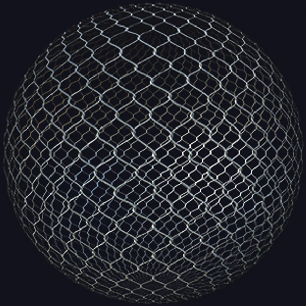 Chain-link Metal Wire Fencing Texture (Metal 0019)