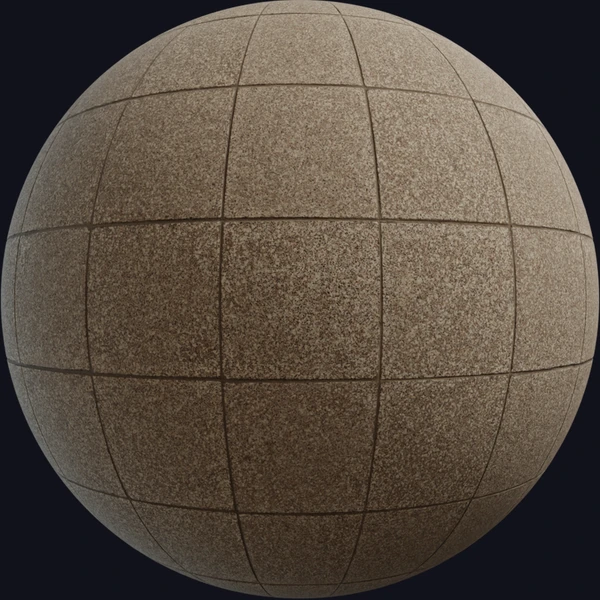 Stone Embedded Tiles - Floor - PBR texture - from Poly Haven