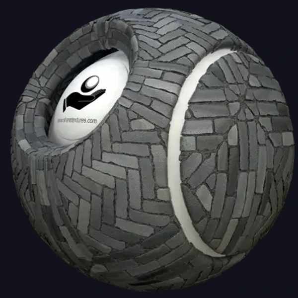 Pavement 30 - Road - PBR texture - from Share Textures