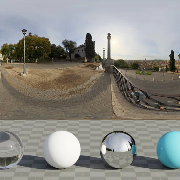 Belvedere - HDRI map - from Poly Haven