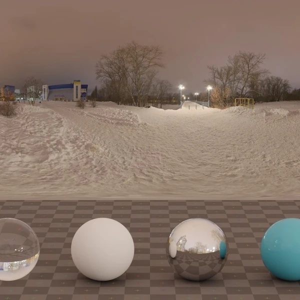 Night Bridge - HDRI map - from Poly Haven