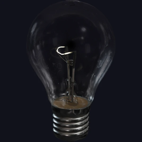 Lightbulb 01 - 3D Models - 3D model - from Poly Haven