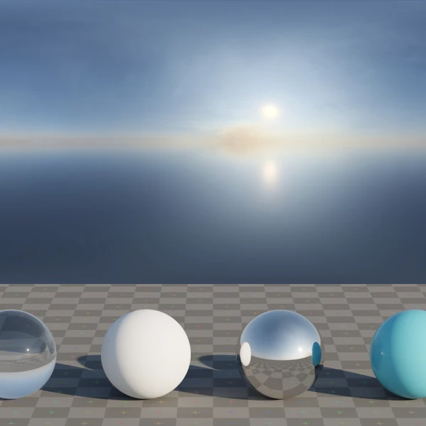 Qwantani Late Afternoon Puresky - HDRI map - from Poly Haven