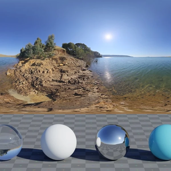 Lakeside - HDRI map - from Poly Haven