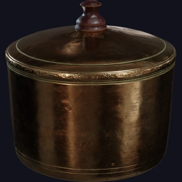 Brass Pot 01 - 3D Models - 3D model - from Poly Haven