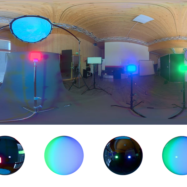 Wooden Studio 14 - HDRI map - from Poly Haven