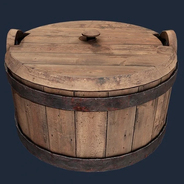 Medieval Kitchen Storage Food