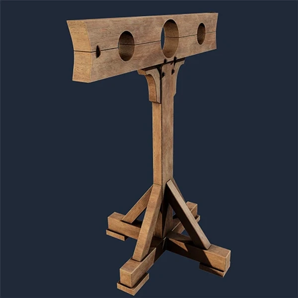 Medieval Wooden Pillory - 3D Models - 3D model - from Poly Scan