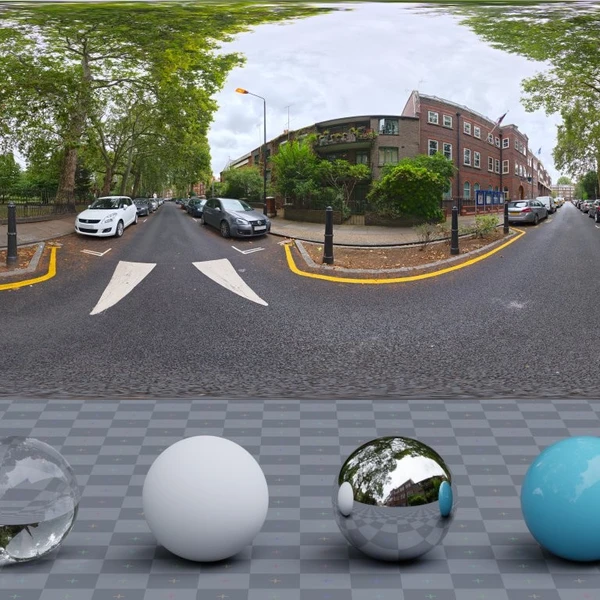 Urban Street 01 - HDRI map - from Poly Haven