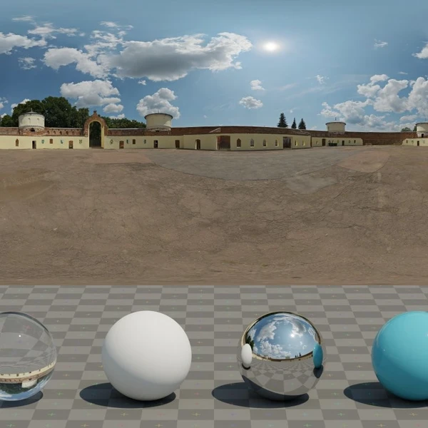Old Outdoor Theater - HDRI map - from Poly Haven