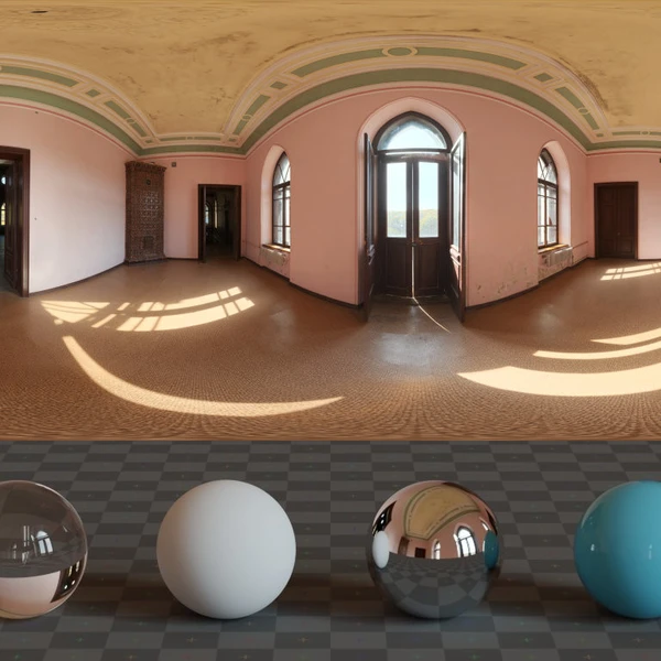 Large Corridor - HDRI map - from Poly Haven