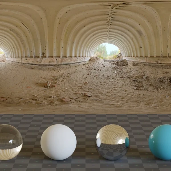 Missile Launch Facility 01 - HDRI map - from Poly Haven