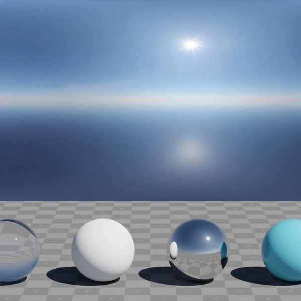 Qwantani Noon Puresky - HDRI map - from Poly Haven