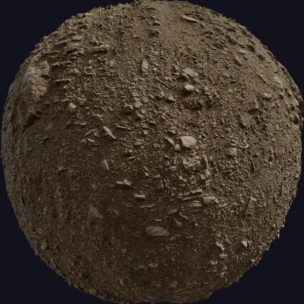 Forest Ground 04 - Rock - PBR texture - from Poly Haven
