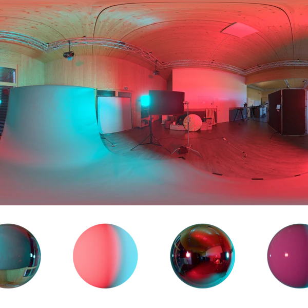 Wooden Studio 09 - HDRI map - from Poly Haven