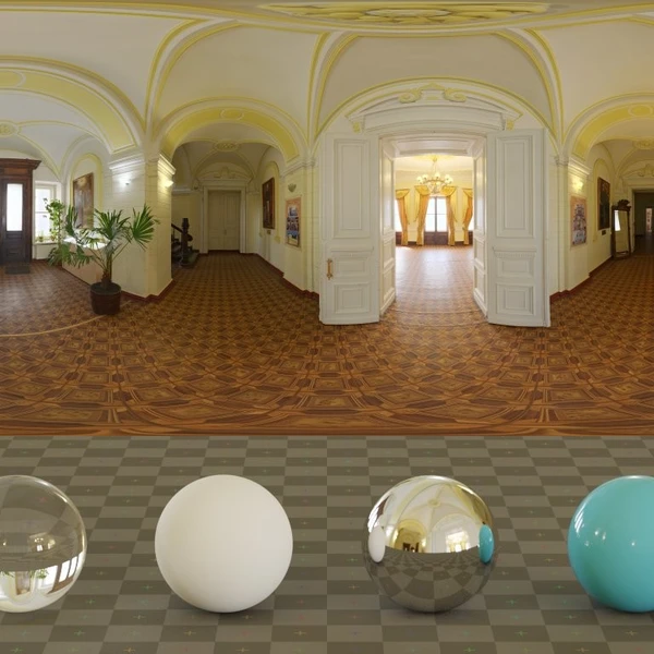 Entrance Hall - HDRI map - from Poly Haven