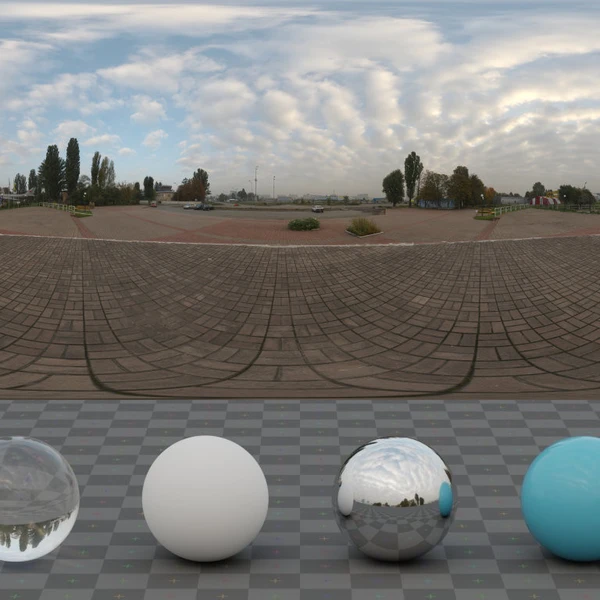 Round Platform - HDRI map - from Poly Haven