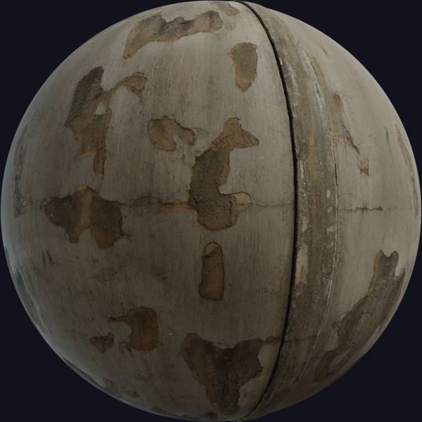 Worn Plaster Wall - PBR texture - from Poly Haven