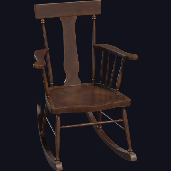 Rockingchair 01 - 3D Models - 3D model - from Poly Haven