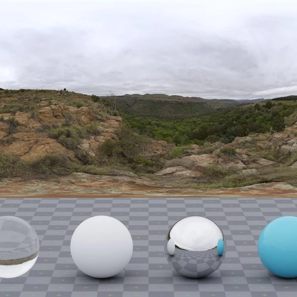 Waterbuck Trail - HDRI map - from Poly Haven