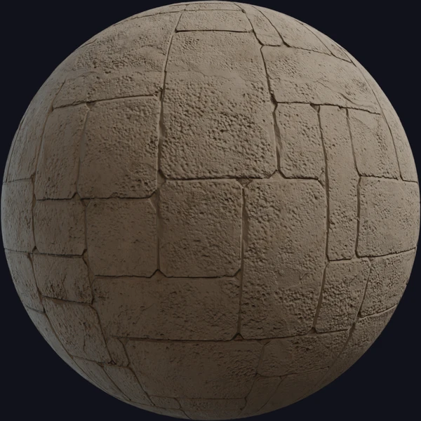 Patterned Concrete Wall - PBR texture - from Poly Haven
