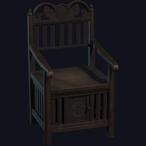 Gallinera Chair - 3D Models - 3D model - from Poly Haven