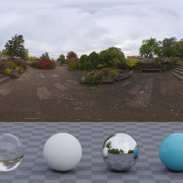 Killesberg Park - HDRI map - from Poly Haven