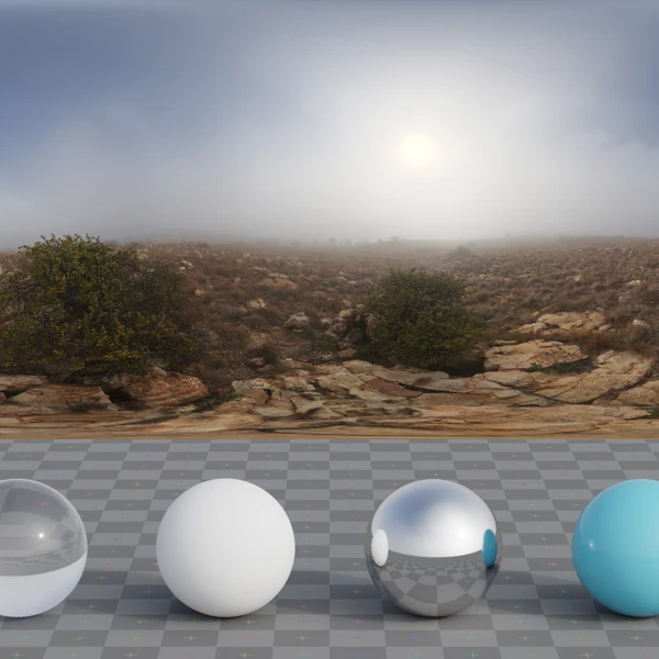 Kloofendal 28d Misty - HDRI map - from Poly Haven