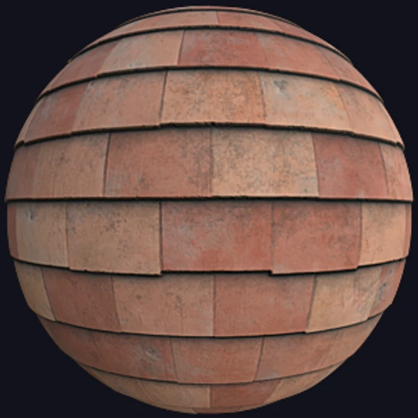 Orange Clay Rooftop Tiles (Rooftop 0008)