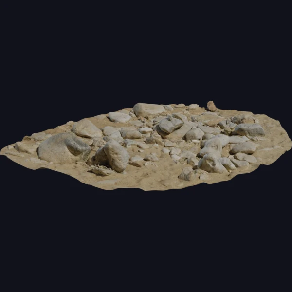 Sand Rocks Small 01 - 3D Models - 3D model - from Poly Haven
