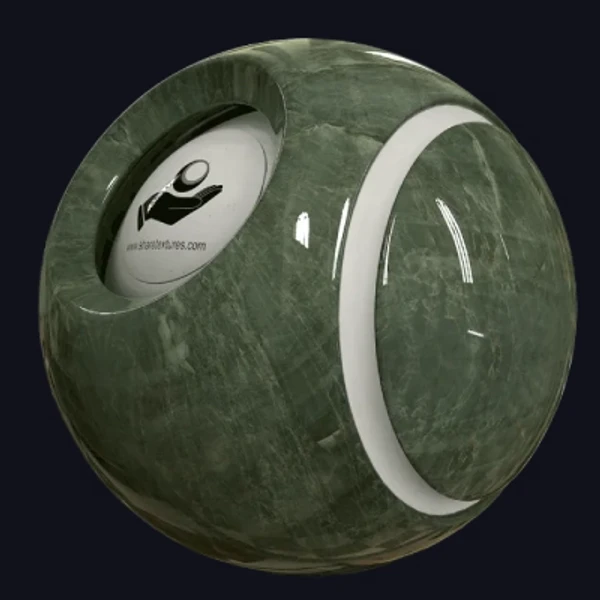 Green Glass Quartzite - Floor - PBR texture - from Share Textures