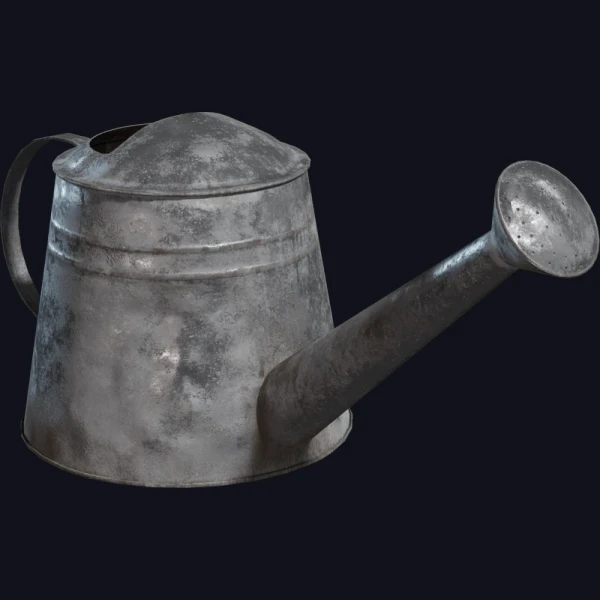 Watering Can Metal 01 - 3D Models - 3D model - from Poly Haven