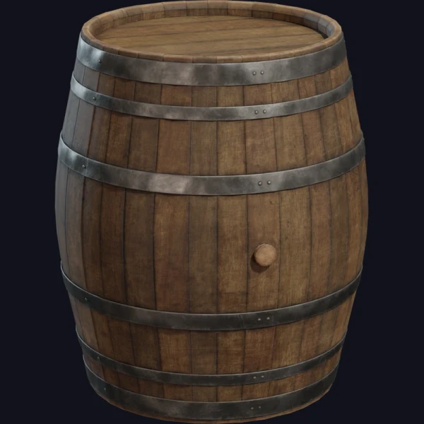 Wine Barrel 01 - 3D Models - 3D model - from Poly Haven