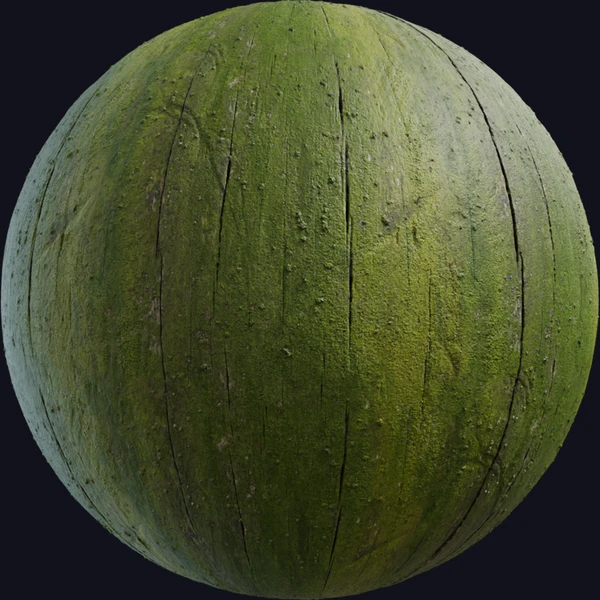 Moss Wood - PBR texture - from Poly Haven