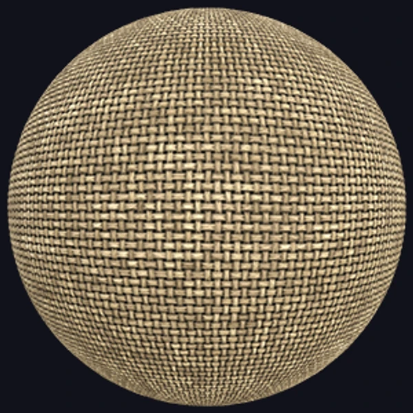 Rough Burlap and Hessian for Bags (Fabrics 0065) - PBR texture - from Texture Can