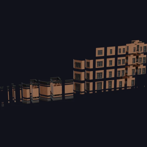 Modular Urban Apartments Facade