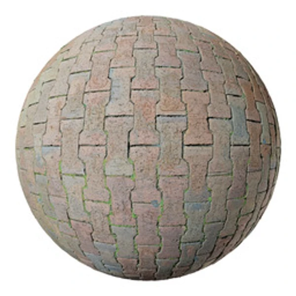 PavingStones 044 - Ground - PBR texture - from ambientCG