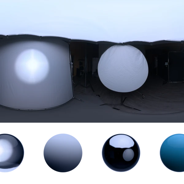 Wooden Studio 17 - HDRI map - from Poly Haven