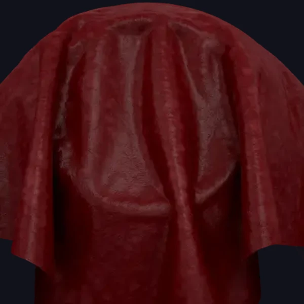 Red Leather - Fabric - PBR texture - from Share Textures