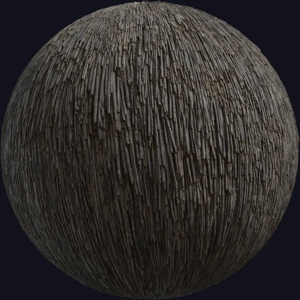 Thatch Roof Angled