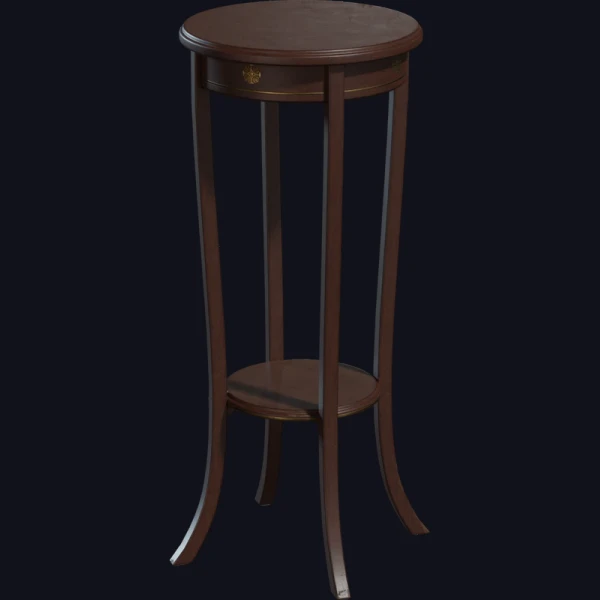 Side Table Tall 01 - 3D Models - 3D model - from Poly Haven