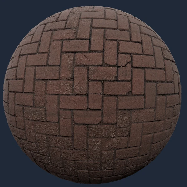 Red Brick Pavement
