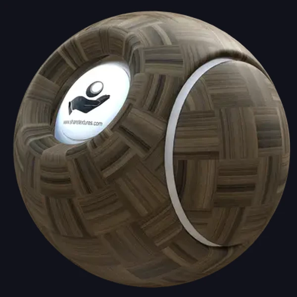 Wood Parquet 62 - PBR texture - from Share Textures