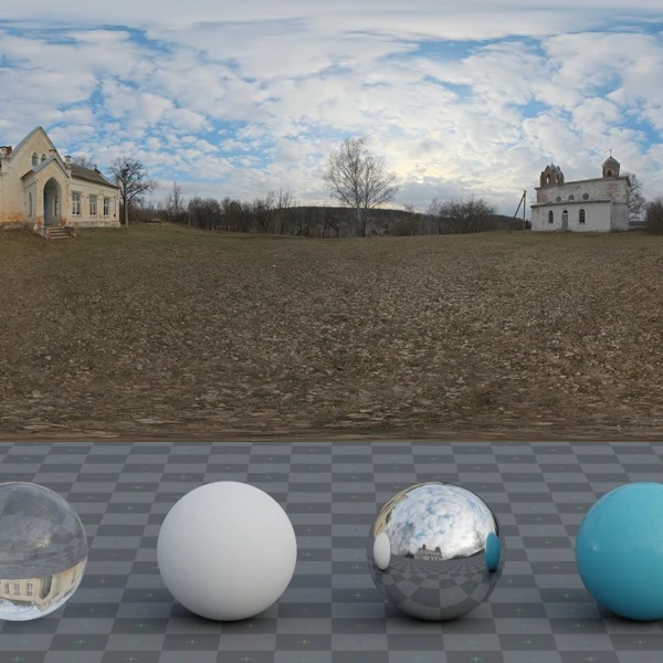 Abandoned Church - HDRI map - from Poly Haven