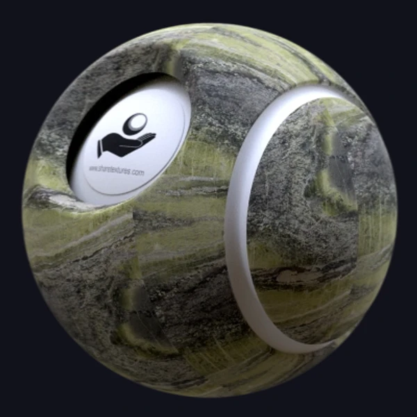 Irish Green Marble-2 - Floor - PBR texture - from Share Textures